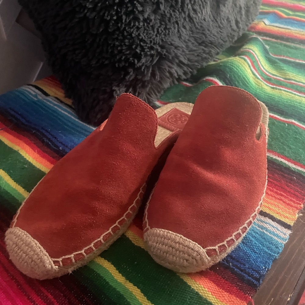 Tory Burch Suede Slides